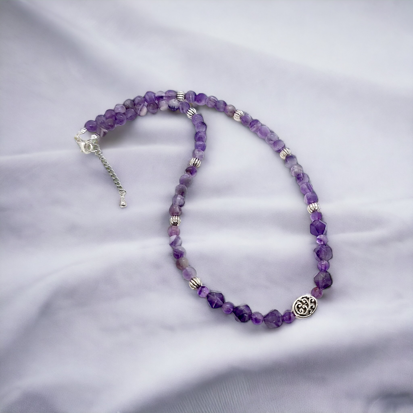 Purple Haze Gemstone Necklace