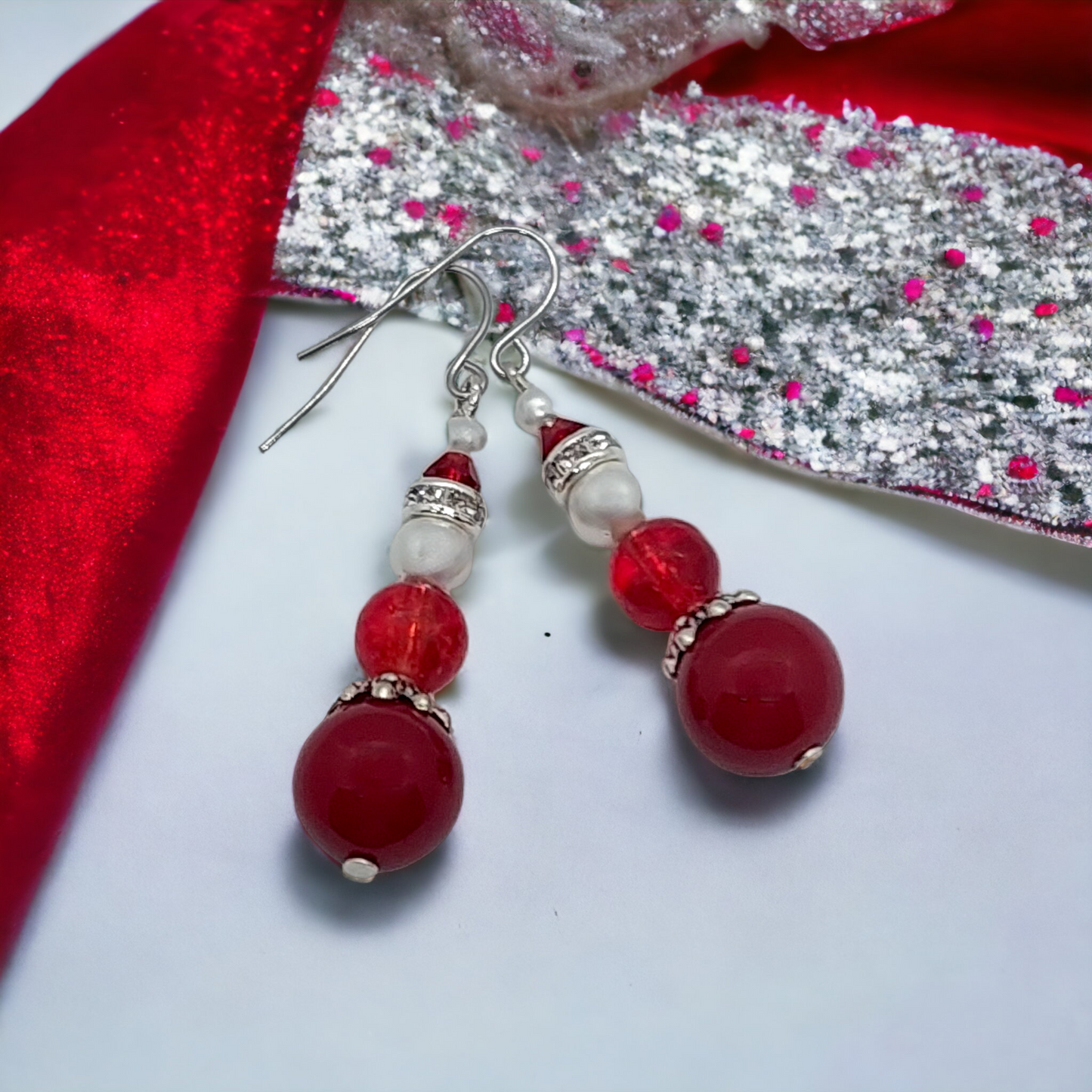 Santa Earrings