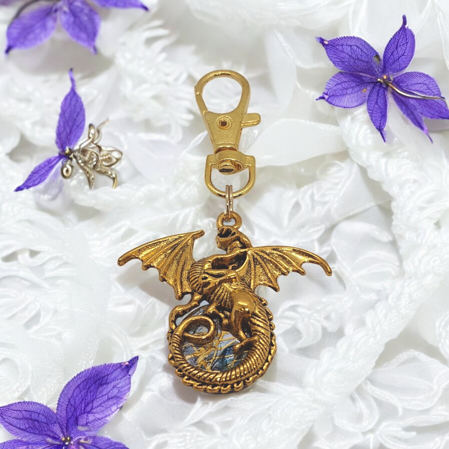 Fire of Gold - Dragon Bag Clip