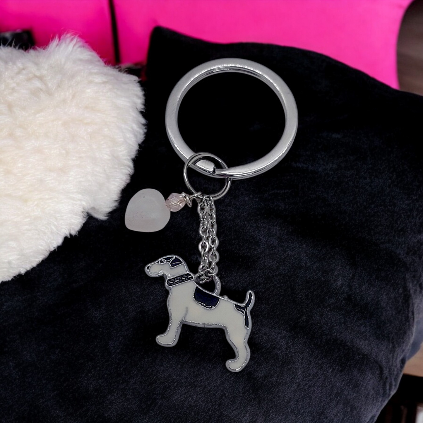 Blackie Dog Key Ring
