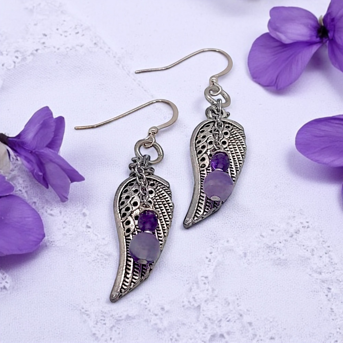Heaven Can Wait Angel Wing Earrings