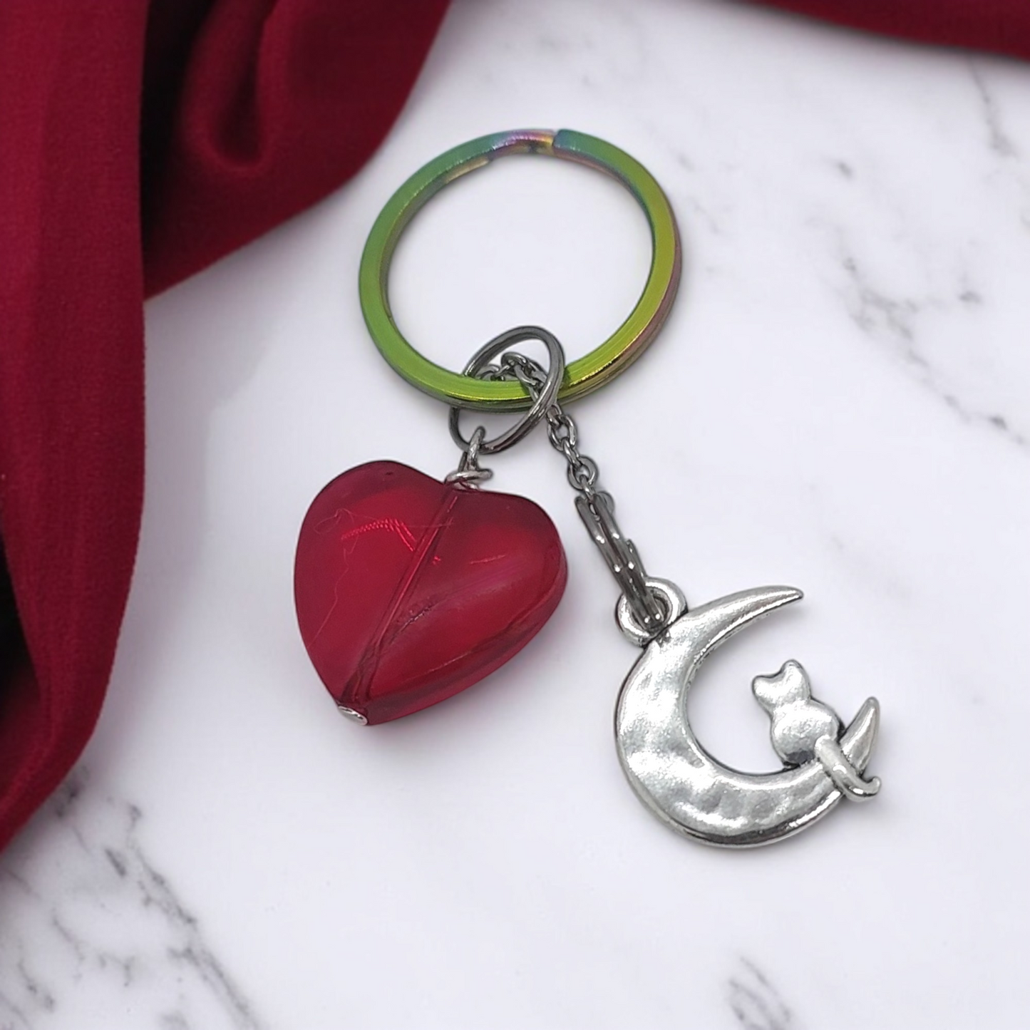 Cat Crazy Key Ring