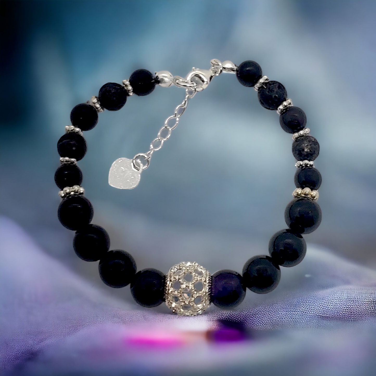 The Never Bracelet - Sterling Silver and Gemstone