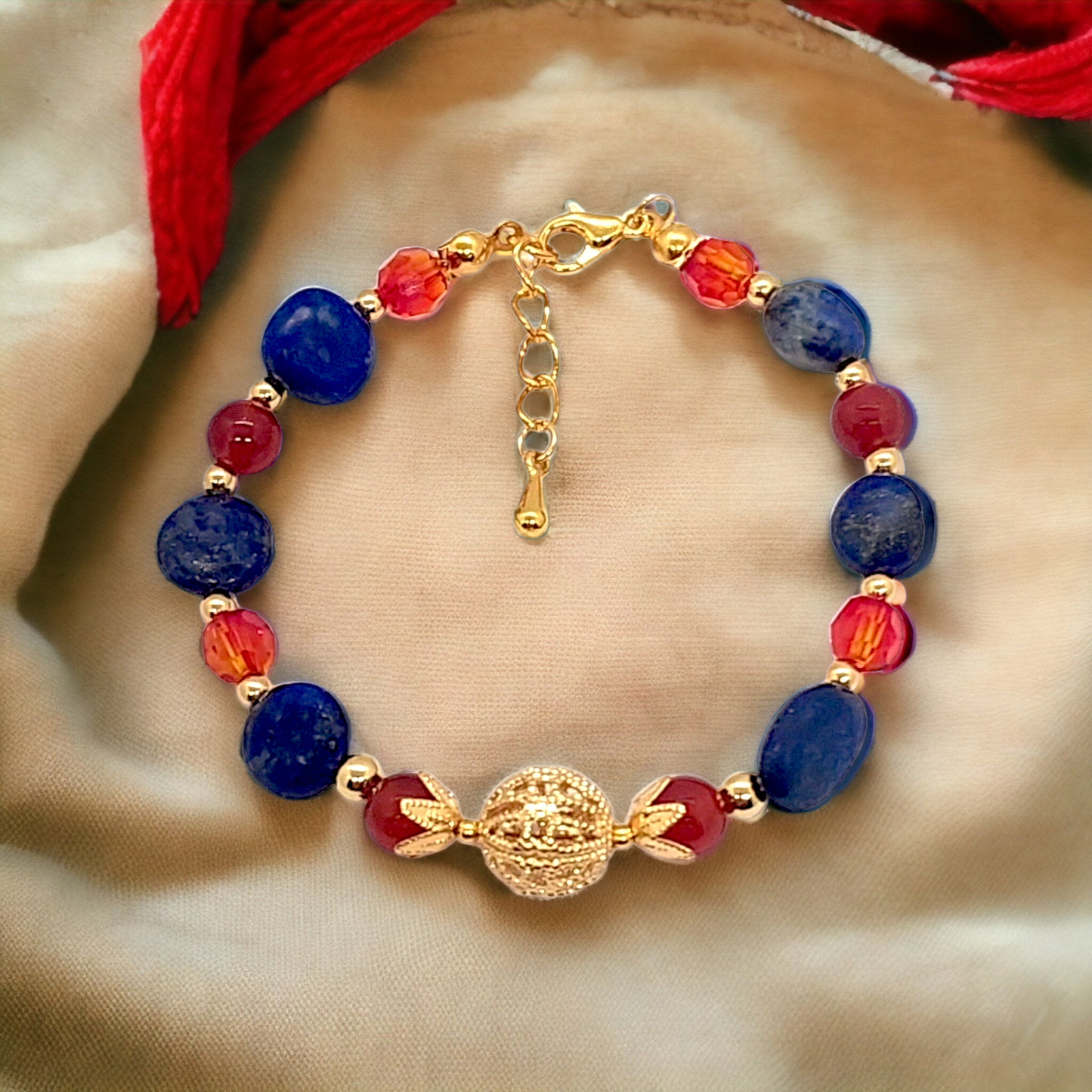 Sun God Gemstone Bracelet