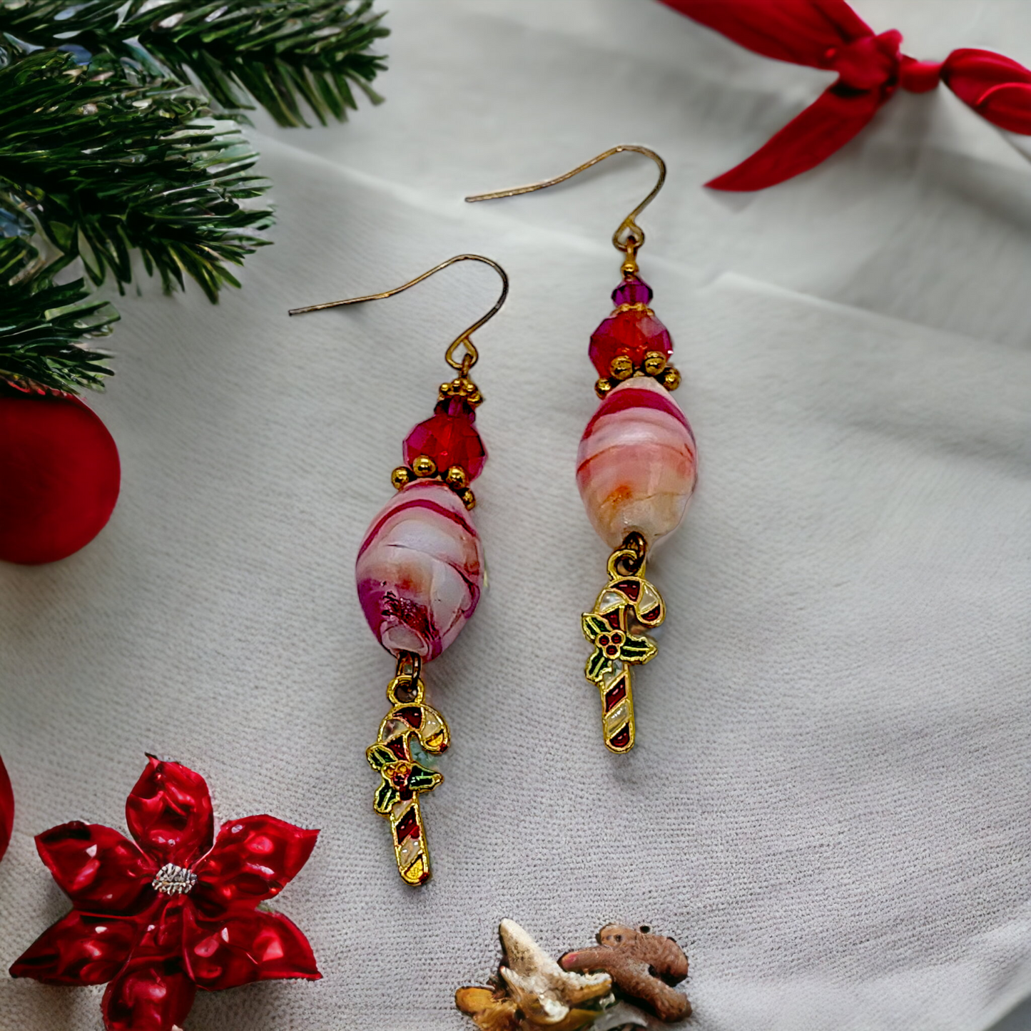 Candy Cane Earrings