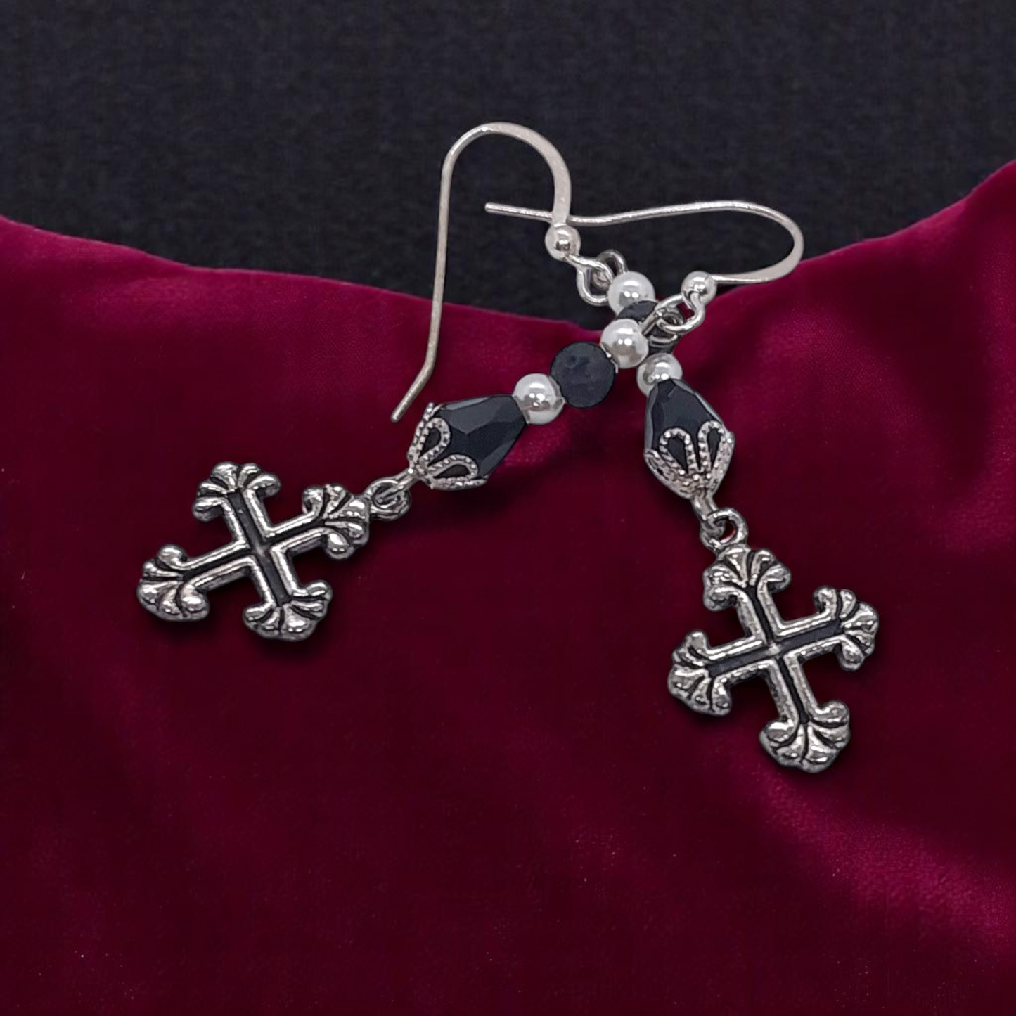 Faith Cross Earrings