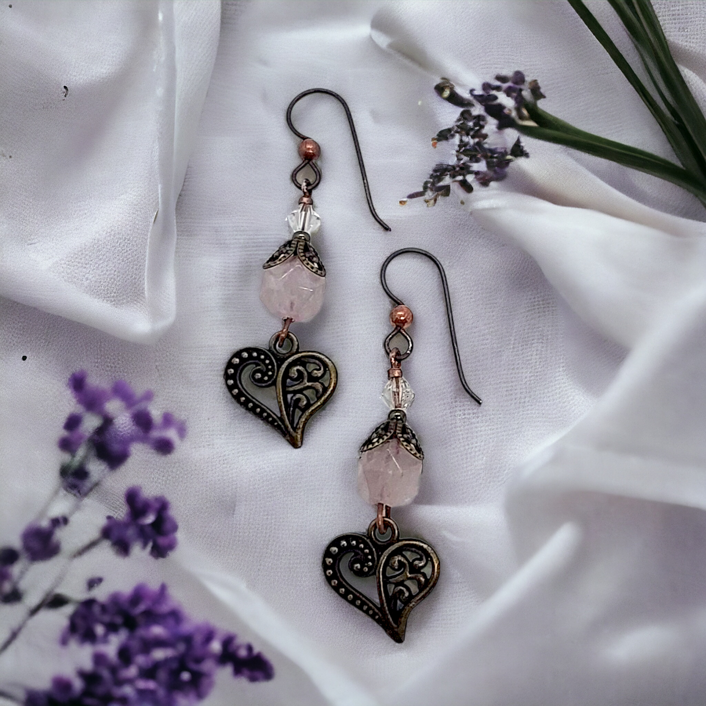 Sweet Blush Gemstone Earrings