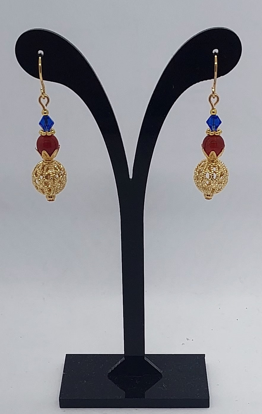 Sun God Gemstone Earrings
