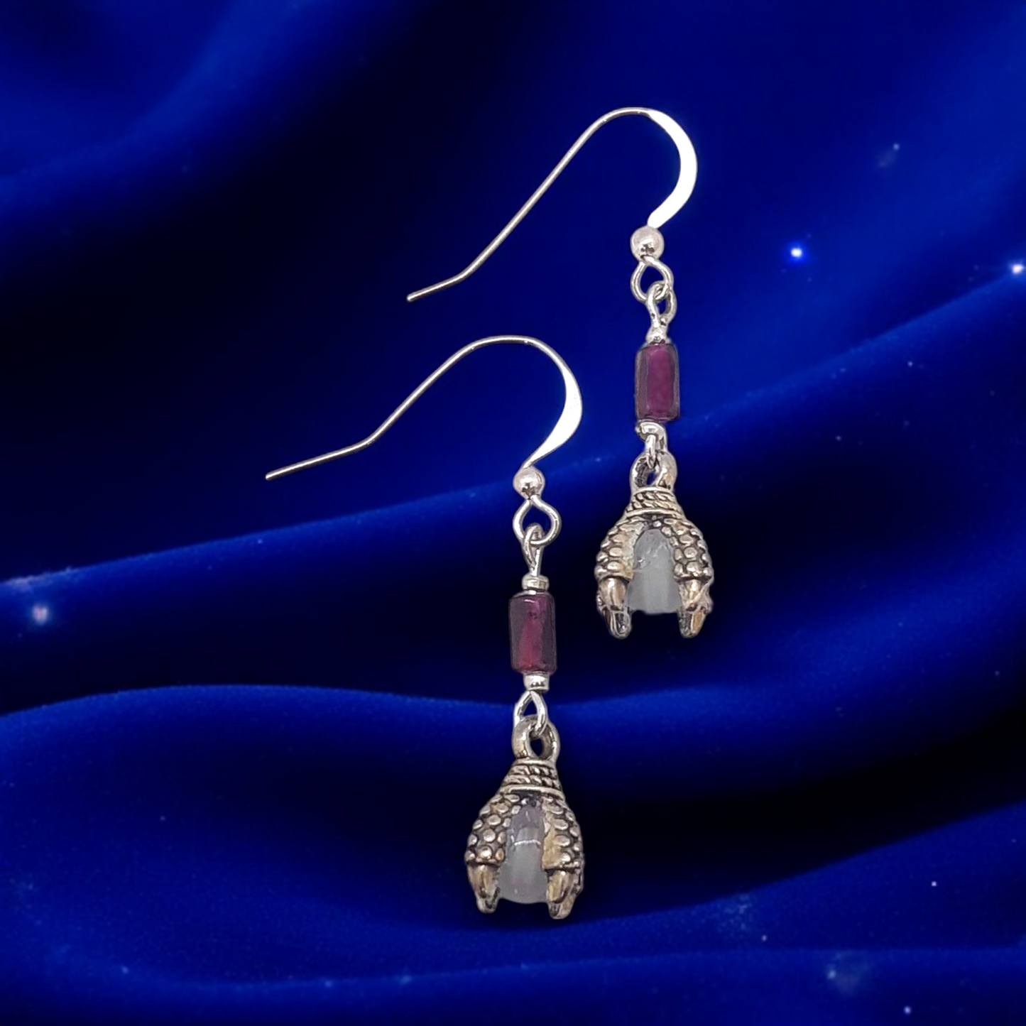 Saphira Dragon Claw Earrings