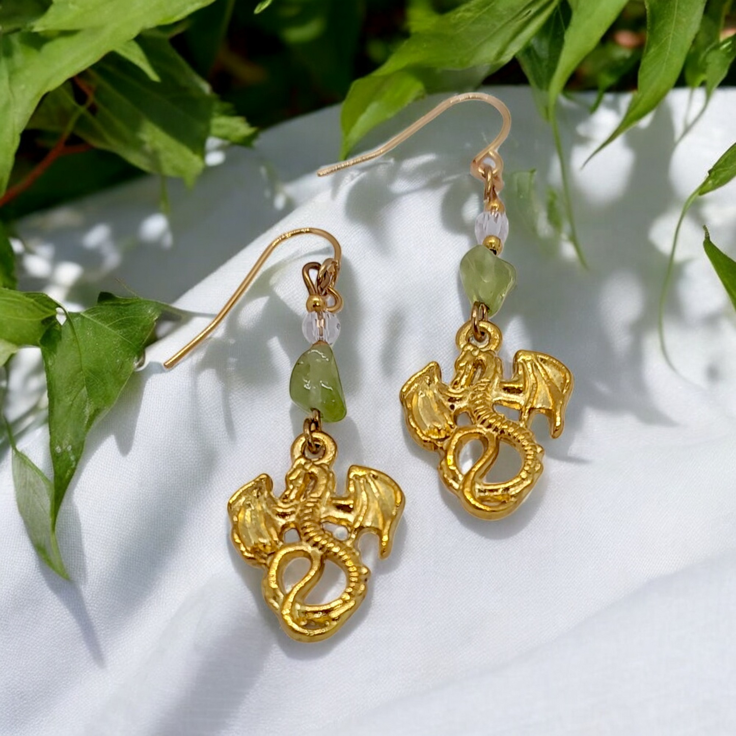Force of the Dragon Gemstone Earrings