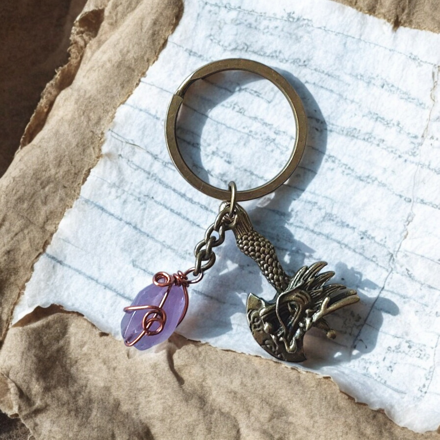 Fierce Battle Key Ring