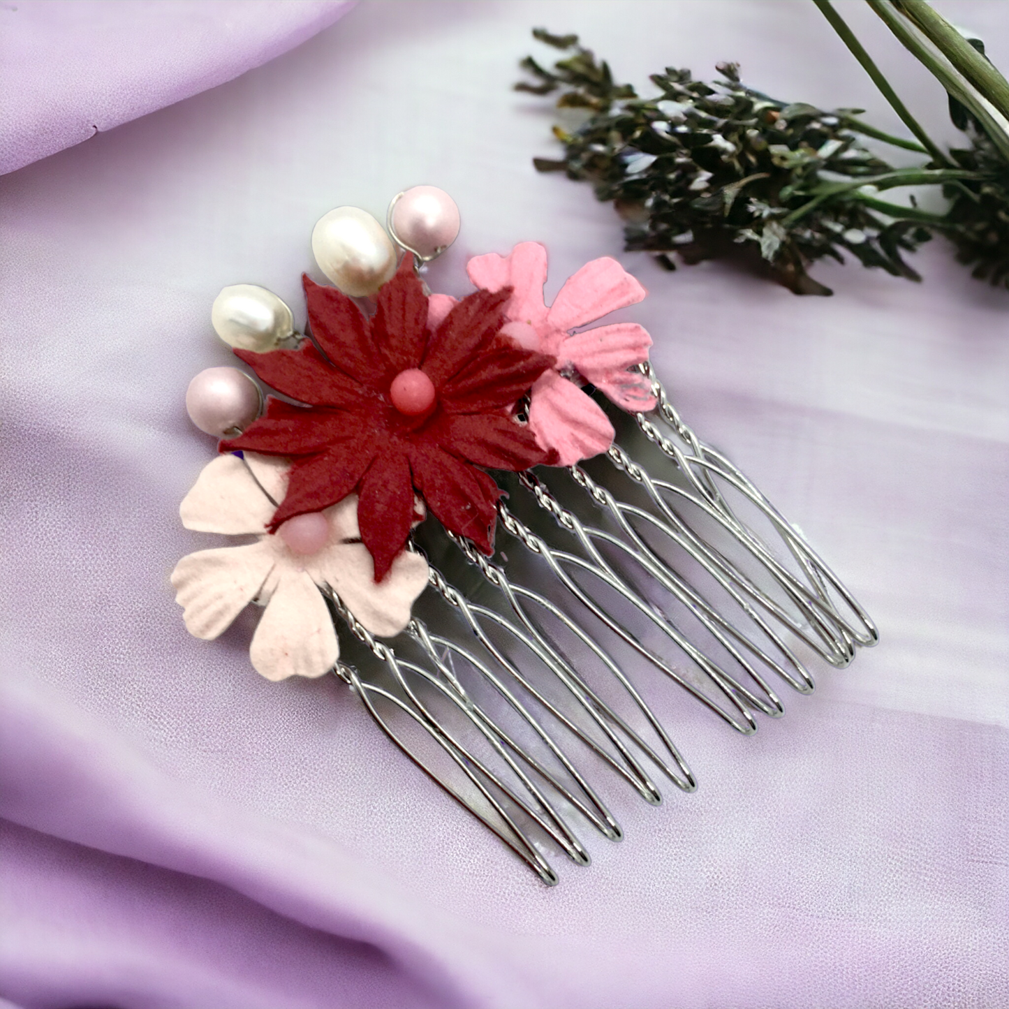 Springtime Hair Comb