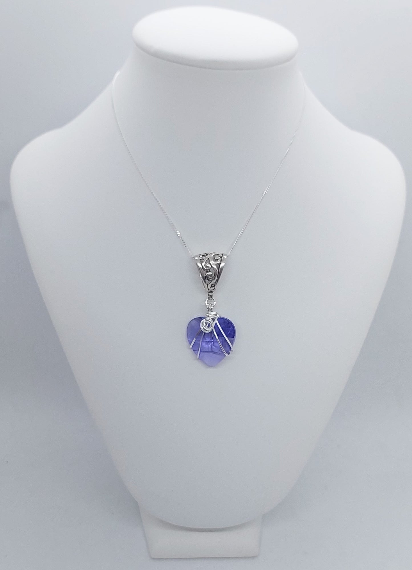In Your Honour Pendant - Crystal and Sterling Silver