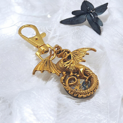 Fire of Gold - Dragon Bag Clip