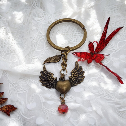 Heavenly - Angel Wing Key Ring