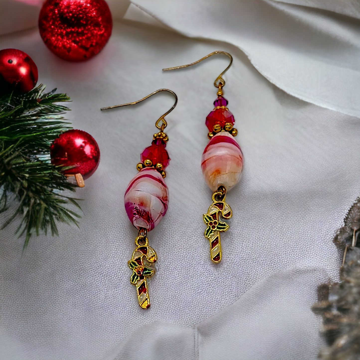 Candy Cane Earrings