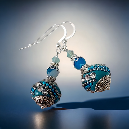 Blue Rain Earrings