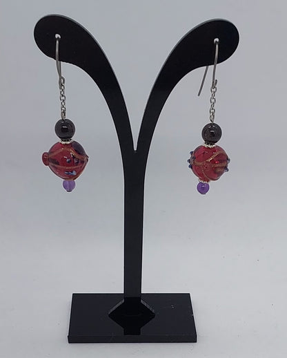 The Globe Gemstone Earrings