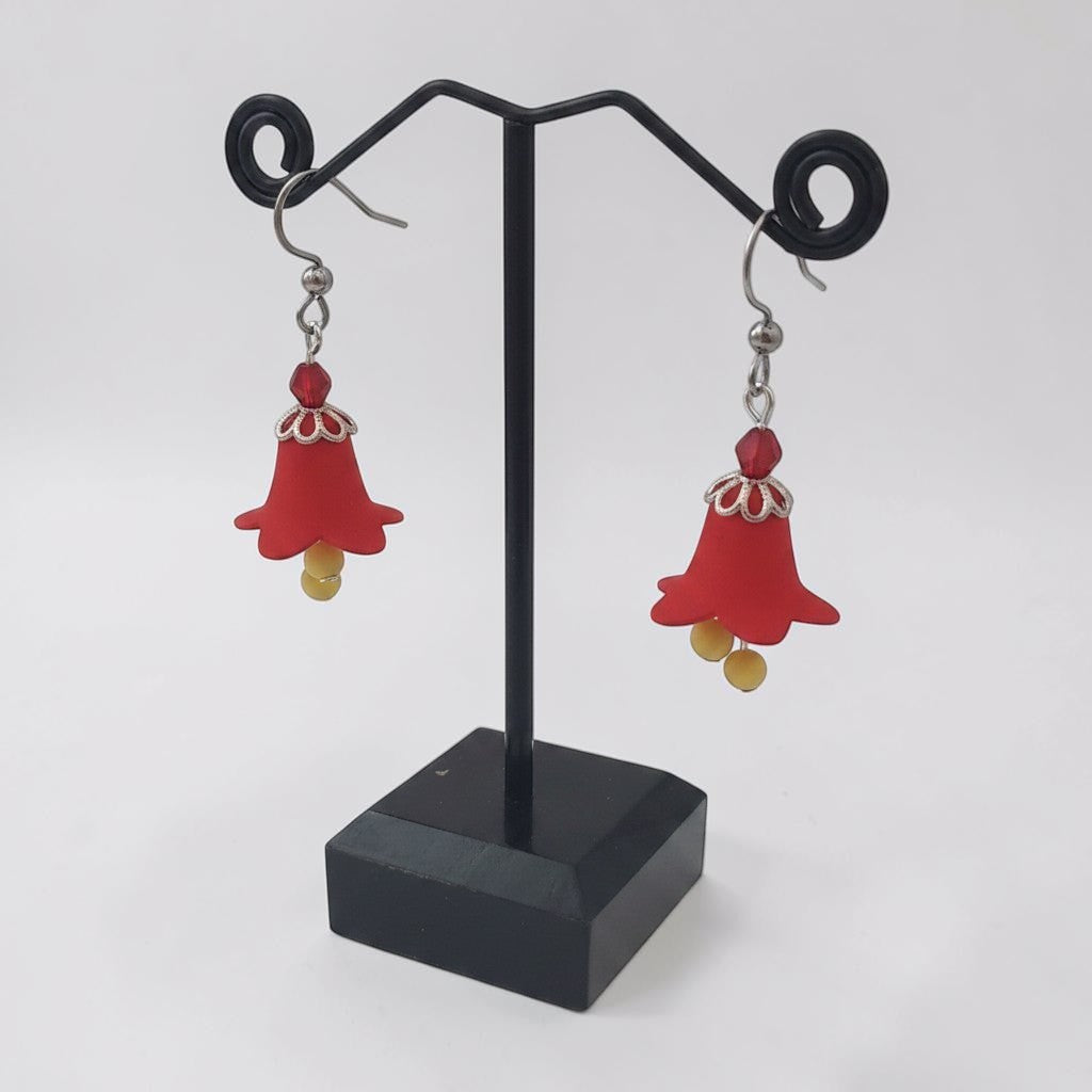 Red Angel Vine Earrings