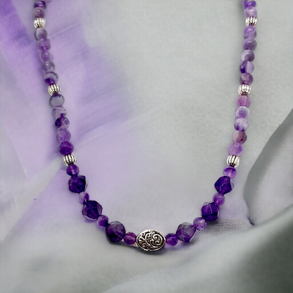 Purple Haze Gemstone Necklace