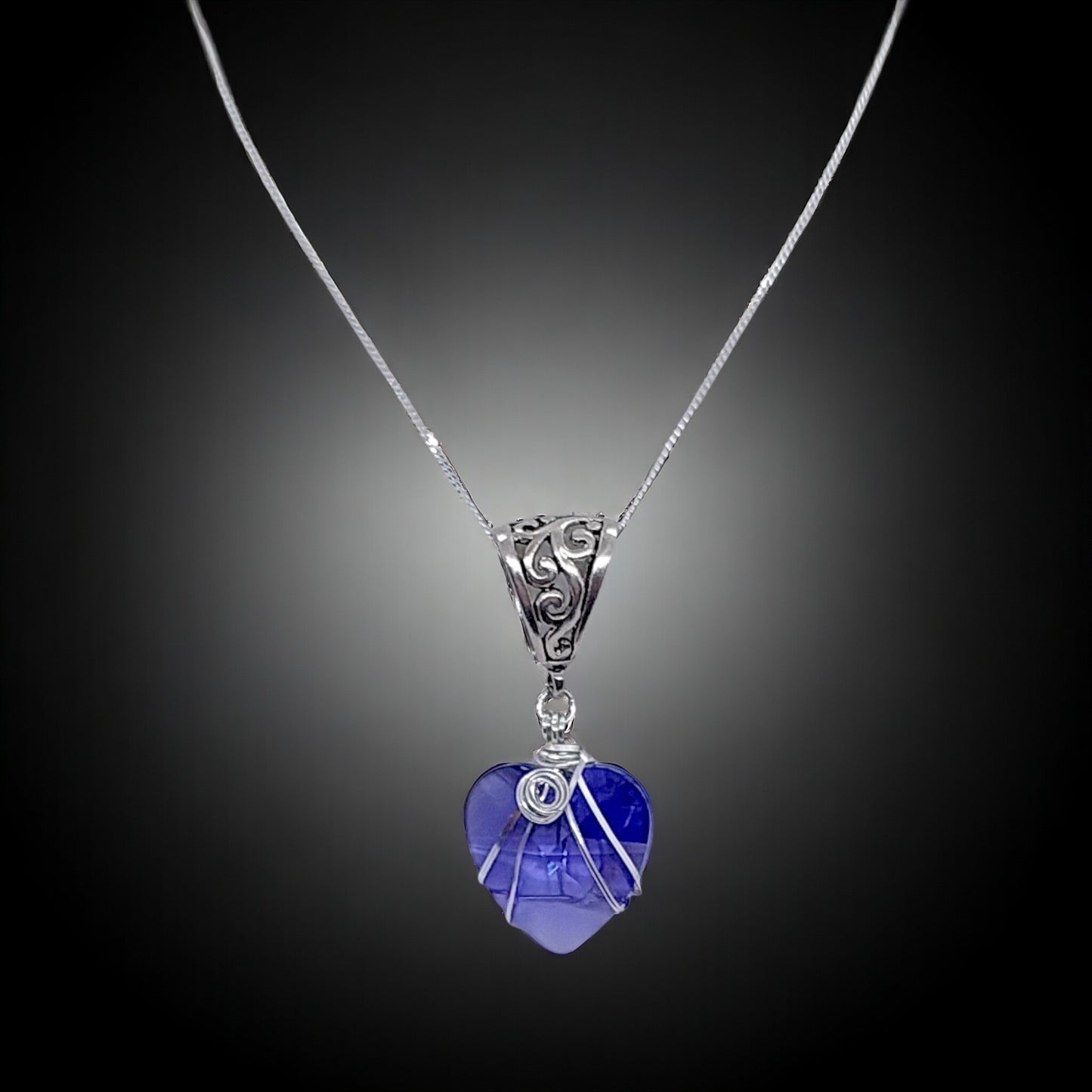 In Your Honour Pendant - Crystal and Sterling Silver