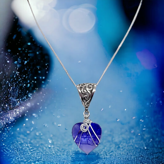 In Your Honour Pendant - Crystal and Sterling Silver