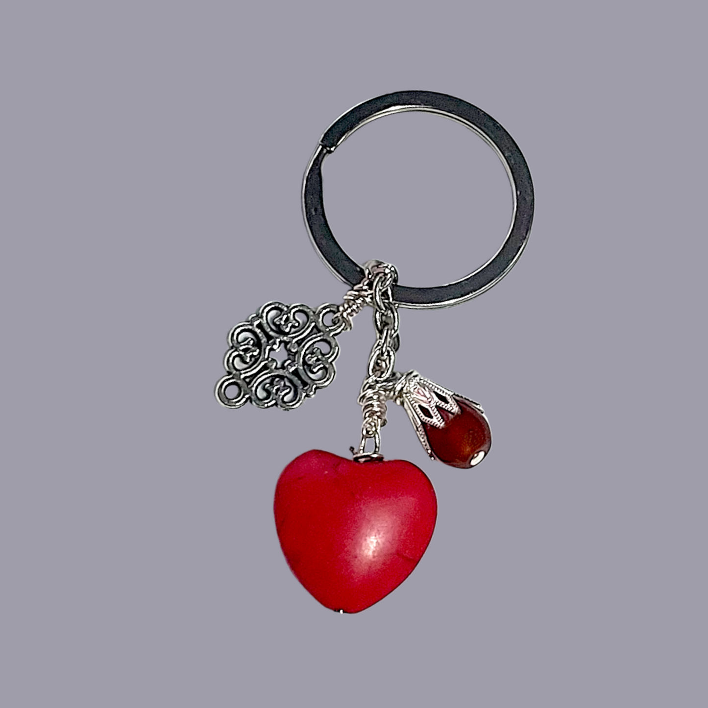 Heartstone Key Ring