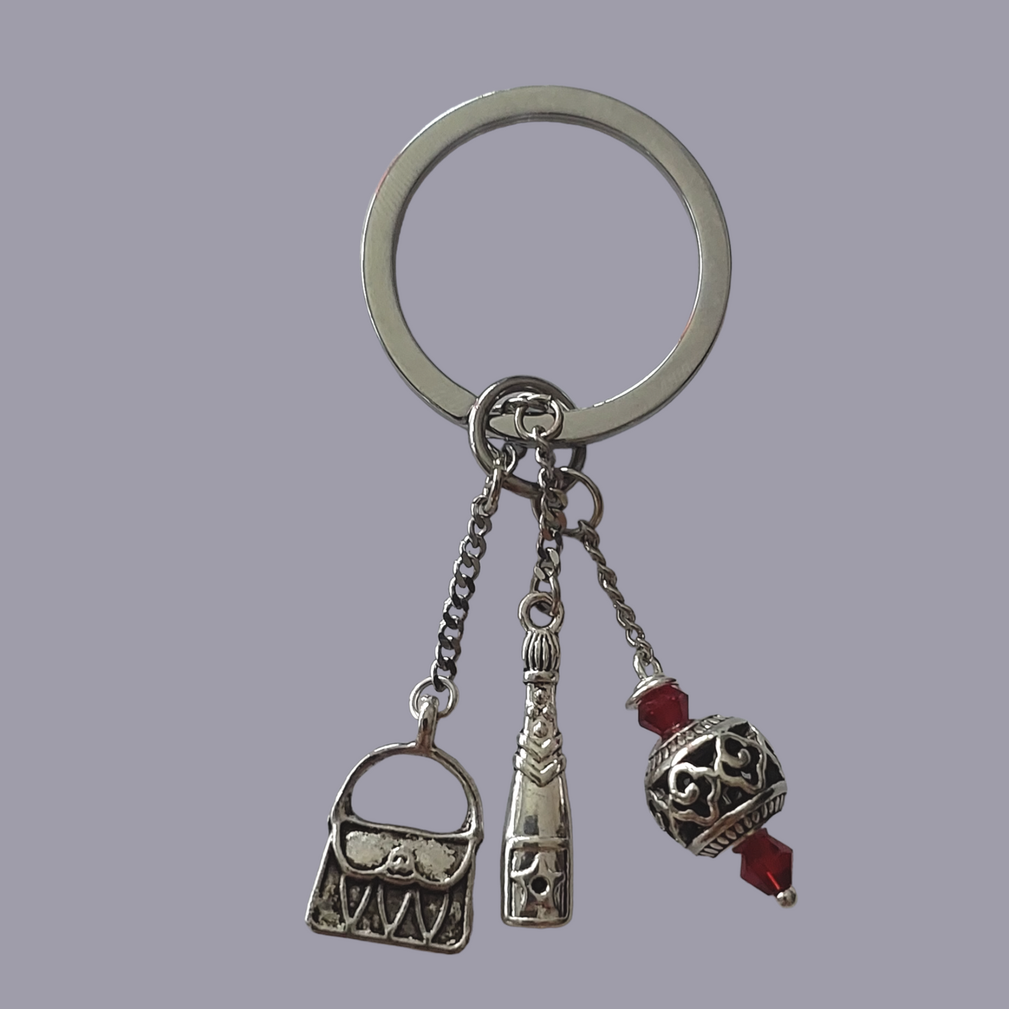 Shop and Sip Key Ring